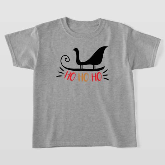 T-shirt Ho Ho Ho Sleigh Ride Noël (Poser)