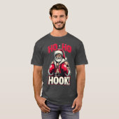 T-shirt Ho Ho Hook Boing Santa friend (Devant entier)