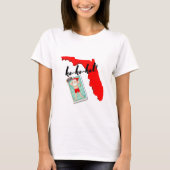 T-shirt ho-ho-hot ! Joyeux Noël Floride Style vacances (Devant)