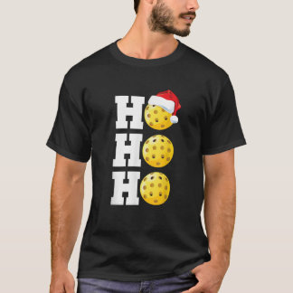 T-shirt Ho Ho Noël Pickleball Funny Xmas Mens Femmes