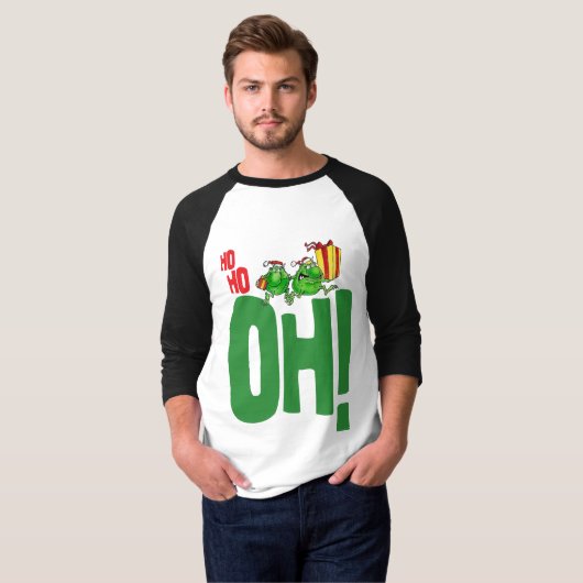 T-shirt Ho ho oh Noël (Devant entier)