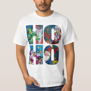 T-SHIRT HO HO PÈRE NOËL MUSICAL NOËL NUIT DE NOËL
