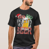 T-shirt Ho Ho Tenir Mes Vacances Bières (Devant)