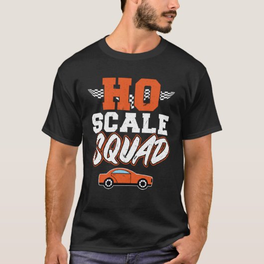 T-shirt HO Scale Squad Slot Car (Devant)