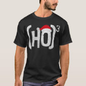 T-shirt HO to Third Power Funny Père Noël Holid (Devant)