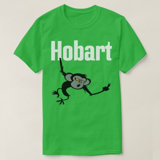 T-shirt Hobart Monkey You Australia Raisi Me (Design devant)