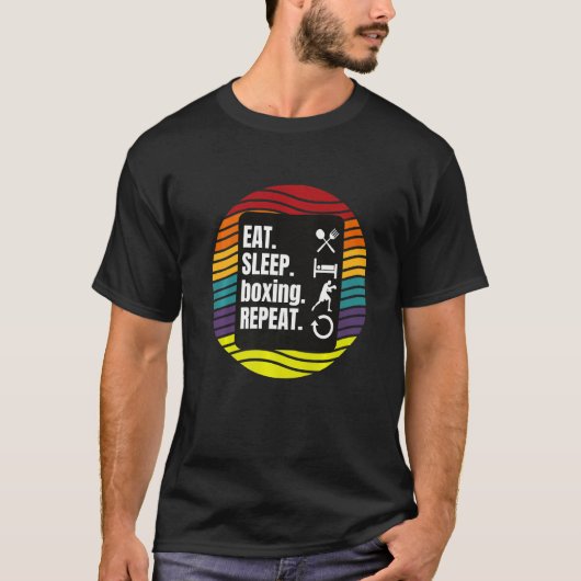 T-shirt Hobby de boxe (Devant)