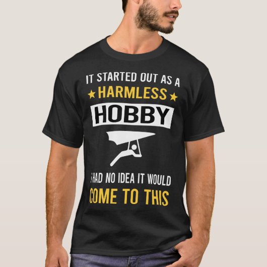 T-shirt Hobby Hang Glider sans danger (Devant)
