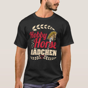 T-shirt Hobby Horsing Horse Sport équestre Equestre Filles