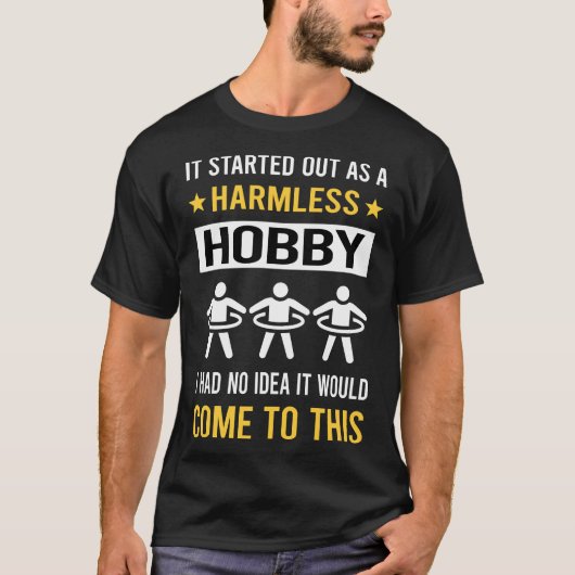 T-shirt Hobby Hula Hooping sans danger (Devant)