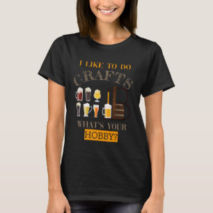T-shirt Hobby J'aime faire de la bière artisanale