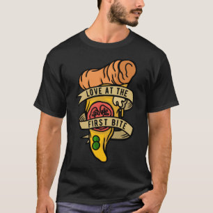 T-shirt Hobby Pizza Maker Amour À La Première Bite