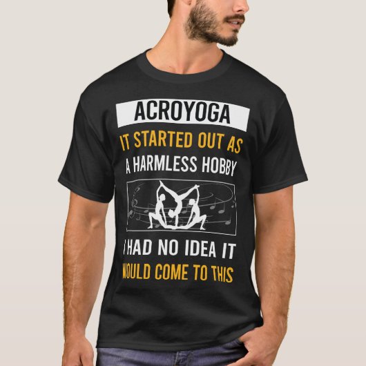 T-shirt Hobby sans danger Acroyoga Acro Yoga (Devant)