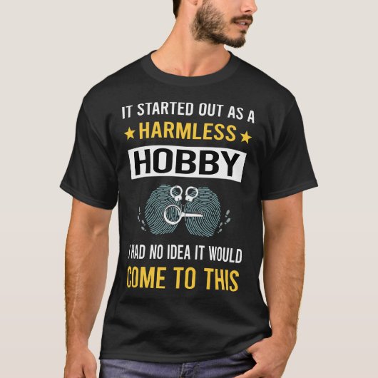 T-shirt Hobby sans danger Forensic Science Forensics (Devant)