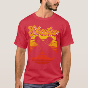 T-shirt Hobby Skate Retro Skateboard Skate Lover Skateboa