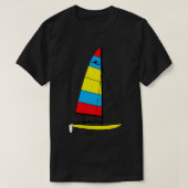 T-shirt Hobie 14 Catamaran Voilier Jaune (Design devant)