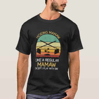 T-shirt Hocher Mamaw Comme Un Ordinaire Sauf Je Joue Avec 