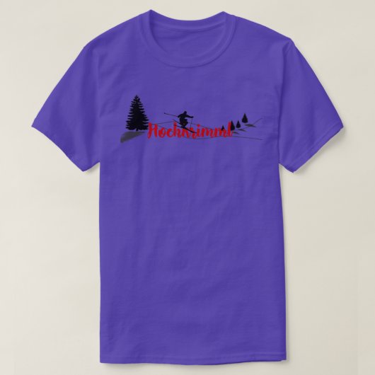 T-shirt Hochkrimml Long Ski (Design devant)