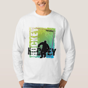 T-shirt Hockey abstrait (mâle)