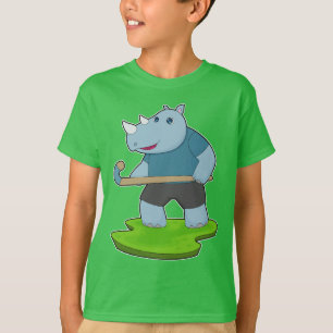 T-shirt Hockey bâton de hockey sur gazon Rhino