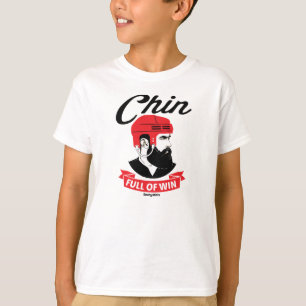 T-shirt Hockey Beard Chin Plein de Win Jeunesse