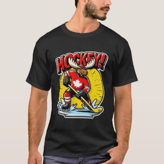 T-SHIRT HOCKEY DE GLACE CANADA 4