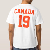 T-shirt Hockey de NHL du Canada de 1972 équipes (Dos)