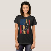 T-shirt Hockey Drapeau Américain (Devant entier)