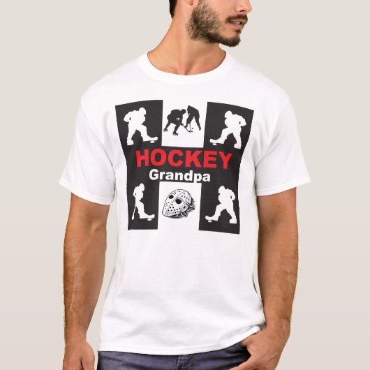T-shirt Hockey-Grand-papa (Devant)