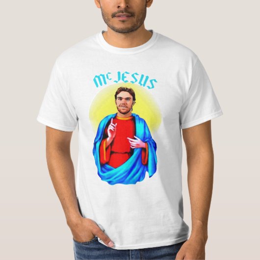 T-shirt Hockey Mcjesus (Devant)