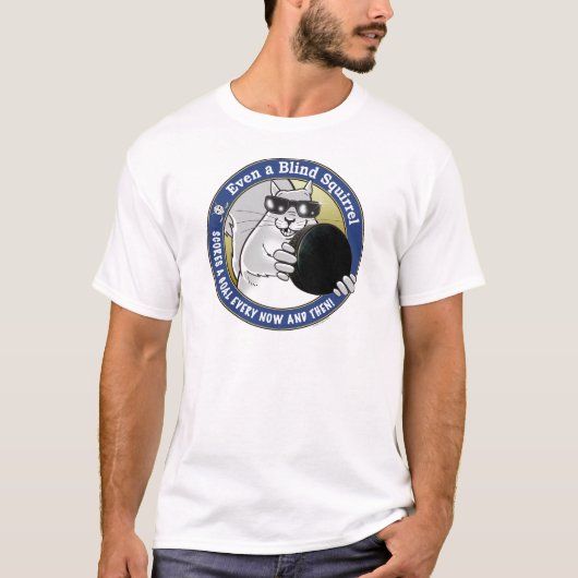 T-shirt Hockey sans visibilité d'écureuil (Devant)