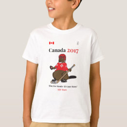 T-shirt Hockey Stanley de castor du Canada 150 en 2017