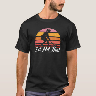 T-shirt Hockey sur gazon Je frapperais ça