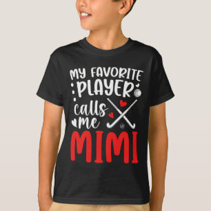 T-shirt Hockey sur gazon Mimi grand-mère fière joueuse de