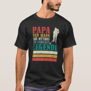 T-shirt Hockey sur gazon papa homme mythe Hockey légende