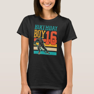 T-shirt Hockey sur glace de 16 ans Thème 16ème anniversair