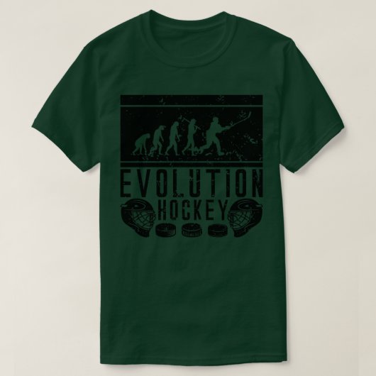 T-shirt Hockey sur glace évolution (Design devant)