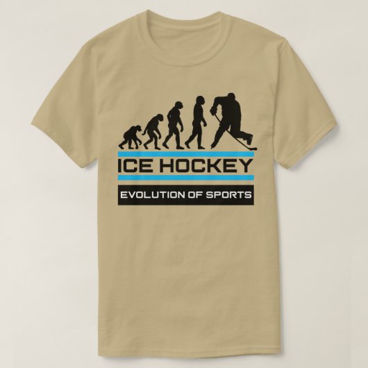 T-shirt Hockey sur glace Évolution du sport (Design devant)