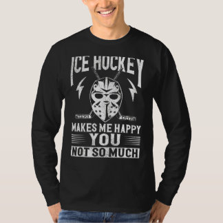 T-shirt Hockey sur glace Masque Vintage Hockey sur glace R