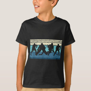 T-shirt Hockey sur glace noir