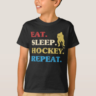 T-shirt Hockey sur glace Répéter le hockey sur glace