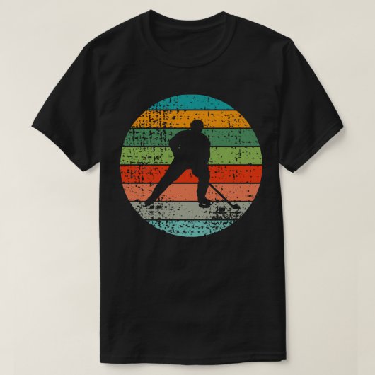 T-shirt Hockey sur glace Rétro 3 (Design devant)