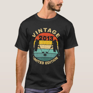 T-shirt Hockey sur glace Vintage 2013 Anniversaire 9E Anni