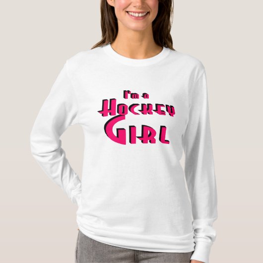 T-shirt HockeyGirl08-f (Devant)