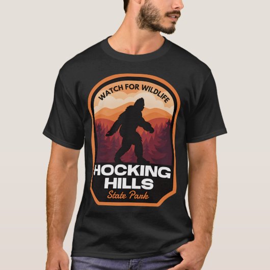 T-shirt Hocking Hills State Park Bigfoot (Devant)