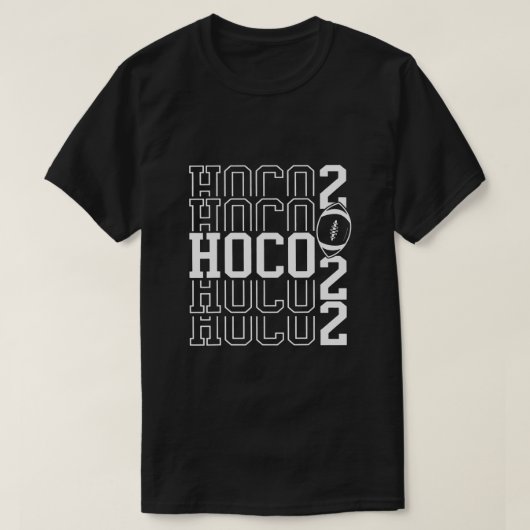 T-shirt Hoco 2022 Football Américain Homecoming Jeu T Shir (Design devant)