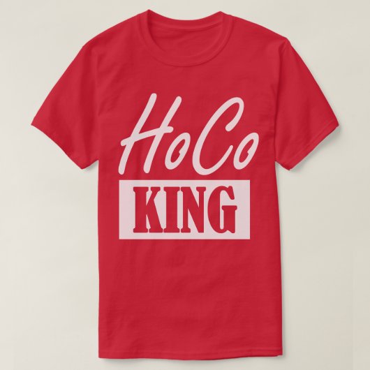 T-shirt HoCo king danse à la maison (Design devant)
