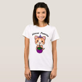 T-shirt Hocus Pawcus - Ginger Tabby Chat - Écriture Noire (Devant entier)