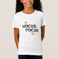 Hocus Pocus Black and White Stars Halloween Girls