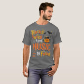 T-shirt Hocus Pocus J'ai besoin de musique pour recentrer  (Devant entier)